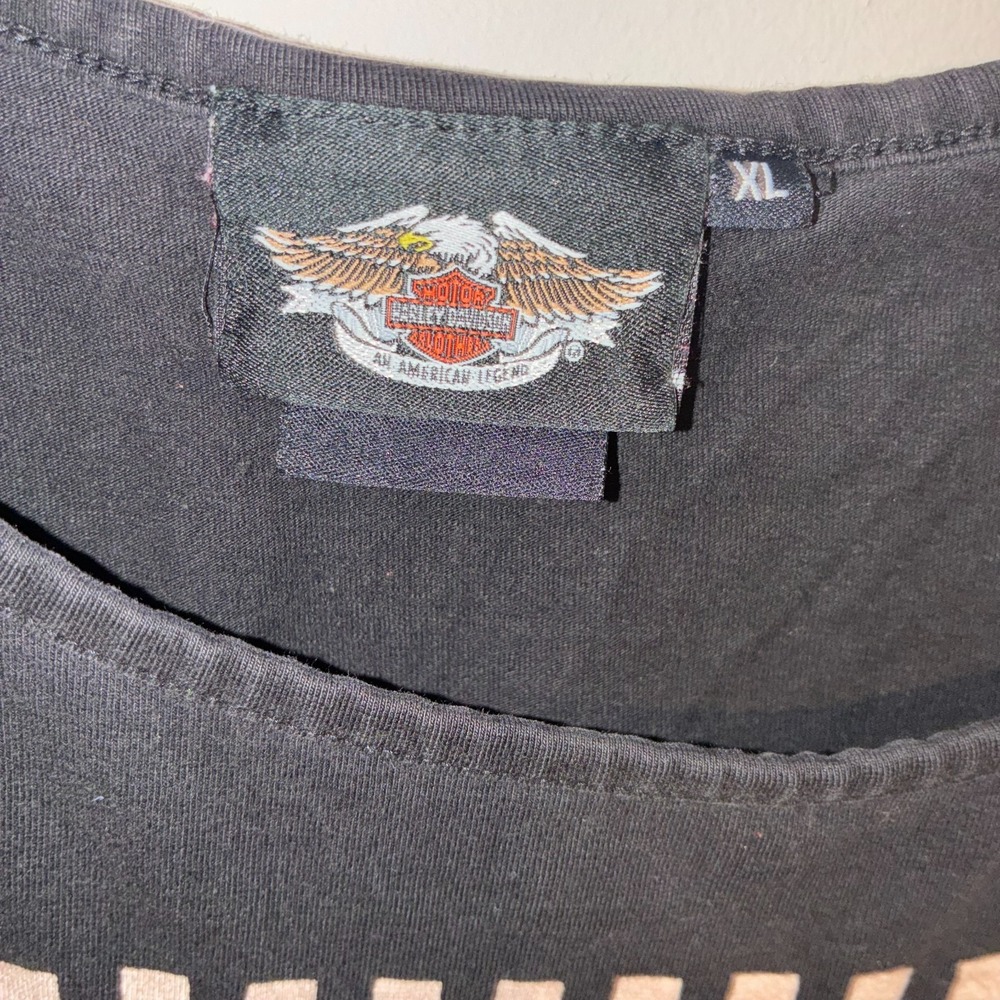 Harley Davidson Womens XL Lot of 3 Vintage Tee Tank Burnout Shirt (read desc) - Picture 4 of 13